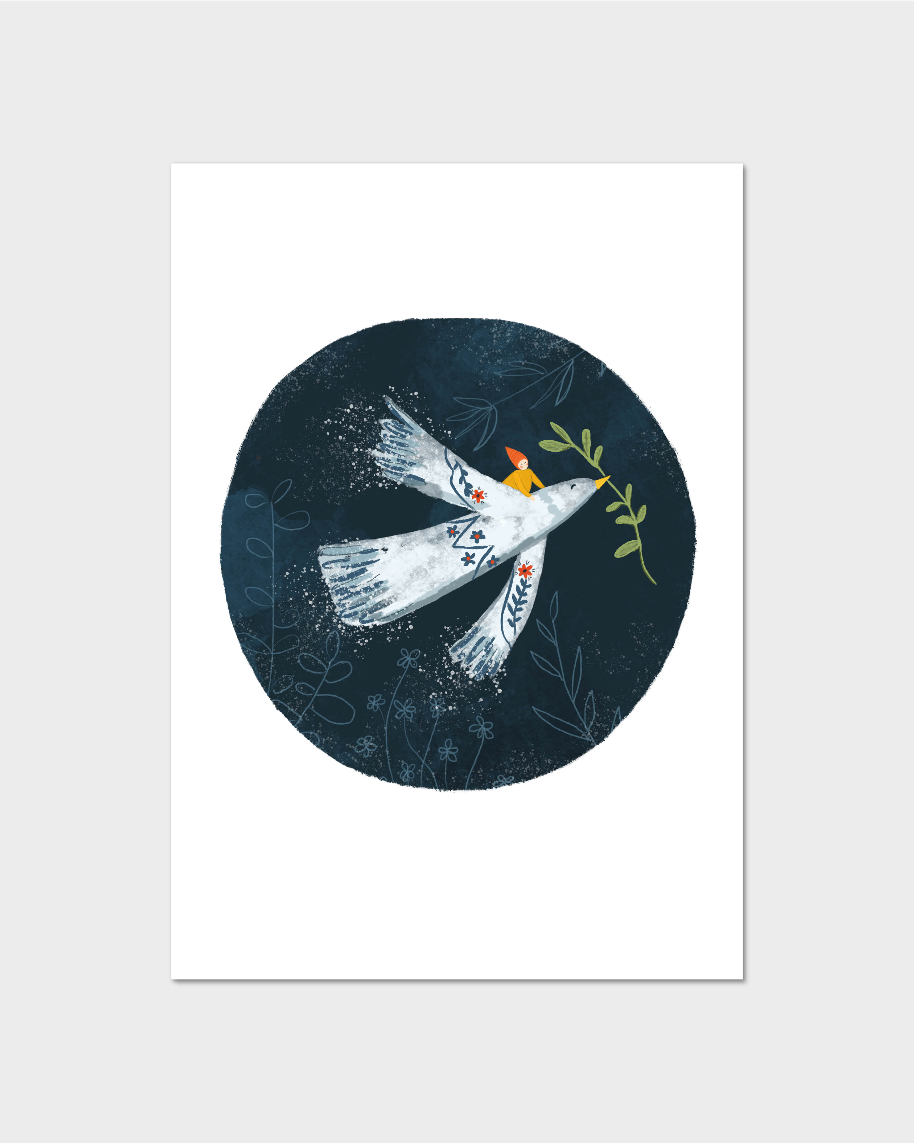 Kondolenzkarte für ein Hinschied